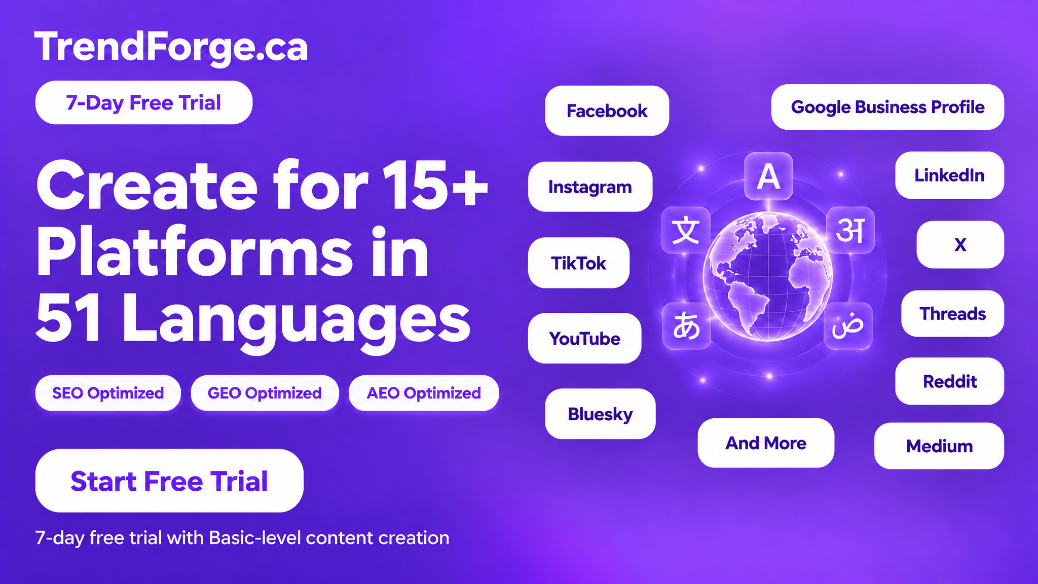 TrendForge.ca 7-Day Free Trial